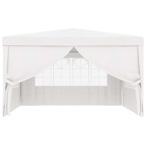 Professional Party Tent with Side Walls 90 g/m – 4×4 m, White