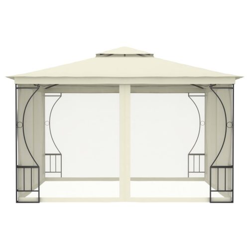 Gazebo with Nets – 300x300x265 cm, Cream