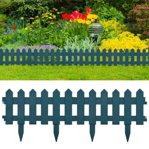 Lawn Edgings 25 pcs 10 m PP – Green
