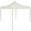 Professional Folding Party Tent 2×2 m Steel – Cream