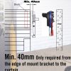 500N Max Automatic Garage Roller Door Opener Motor with Auto Reverse