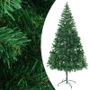 Artificial Christmas Tree with Stand Branches – 210×105 cm, Green