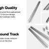 Sliding Gate Hardware Accessories Kit – Track – 2×1 m