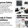 1000KG Solar Double Swing Auto Motor Remote Gate Opener – 10 W