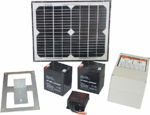 500KG Solar Single Swing Auto Motor Remote Gate Opener – 10W