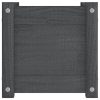 Garden Planter 31x31x31 cm Solid Pinewood – Grey, 1