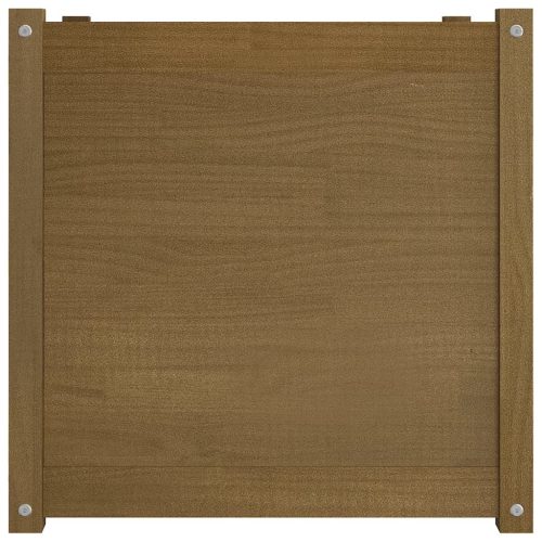 Garden Planter 60x60x60 cm Solid Pinewood – Honey Brown, 1