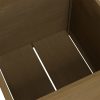 Garden Planter 60x60x60 cm Solid Pinewood – Honey Brown, 1