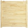 Garden Planter 70x70x70 cm Solid Pinewood – Brown