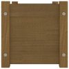 Garden Planter 60x31x31 cm Solid Pinewood – Honey Brown, 2