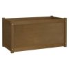 Garden Planter 100x50x50 cm Solid Pinewood – Honey Brown, 1