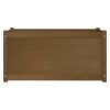 Garden Planter 100x50x50 cm Solid Pinewood – Honey Brown, 1