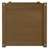 Garden Planter 100x50x50 cm Solid Pinewood – Honey Brown, 1