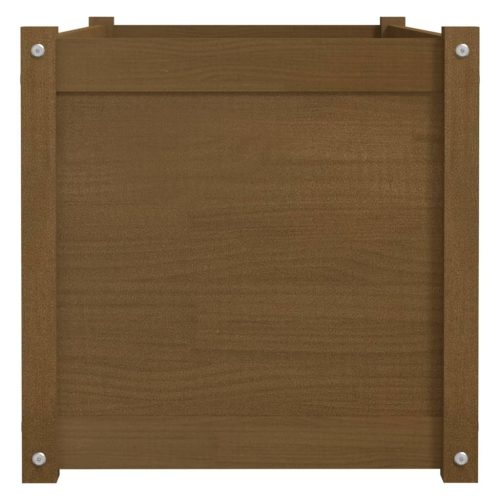 Garden Planter 100x50x50 cm Solid Pinewood – Honey Brown, 1