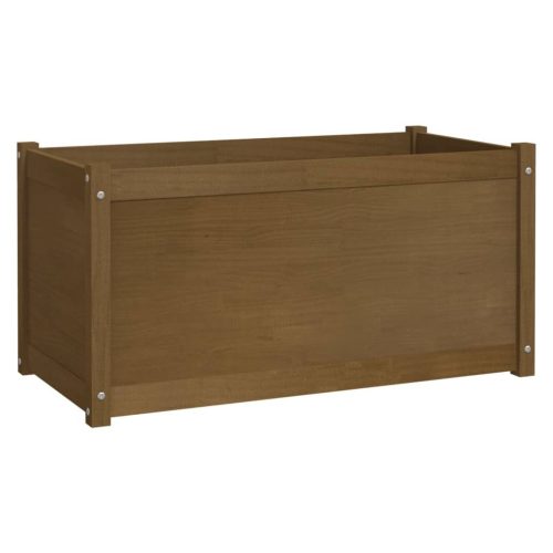 Garden Planter 100x50x50 cm Solid Pinewood – Honey Brown, 1