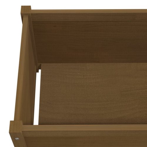 Garden Planter 100x50x50 cm Solid Pinewood – Honey Brown, 1