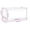 Garden Planter 100x50x50 cm Solid Pinewood – Honey Brown, 1