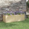 Garden Planter 150x50x50 cm Solid Pinewood – Brown