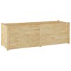 Garden Planter 150x50x50 cm Solid Pinewood – Brown