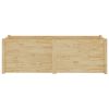 Garden Planter 150x50x50 cm Solid Pinewood – Brown
