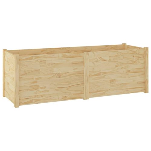 Garden Planter 150x50x50 cm Solid Pinewood – Brown