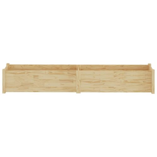 Garden Planter 200x31x31 cm Solid Pinewood – Brown, 1