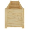 Garden Planter 200x31x31 cm Solid Pinewood – Brown, 1