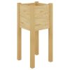 Garden Planter 31x31x70 cm Solid Pinewood – Brown, 1