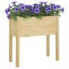 Garden Planter 70x31x70 cm Solid Pinewood – Brown, 2