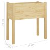Garden Planter 70x31x70 cm Solid Pinewood – Brown, 2