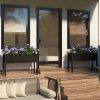 Garden Planter 110x31x70 cm Solid Pinewood – Black, 2