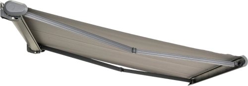 Retractable Folding Arm Awning Heavy Duty Full Cassette Motorised – 5 x 3 M, Grey