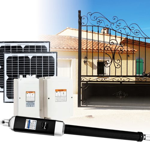 500KG Solar Single Swing Auto Motor Remote Gate Opener