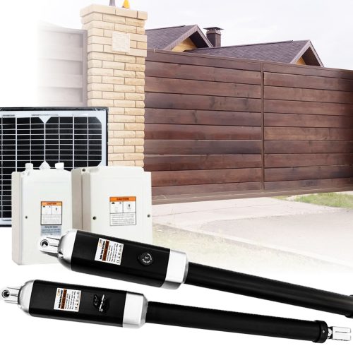 1000KG Solar Double Swing Auto Motor Remote Gate Opener – 10 W