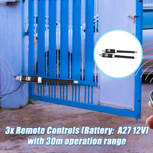 Solar Double Swing Auto Motor Remote Gate Opener – 1200 kg 10W