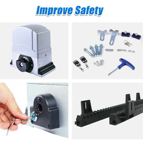 Auto Slide Sliding Gate Opener Automatic w 4m Rail – 1200 KG