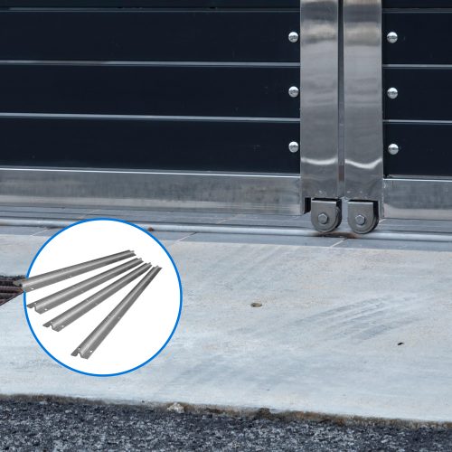 Sliding Gate Hardware Accessories Kit – Track – 4×1 m