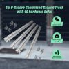 Sliding Gate Hardware Accessories Kit – Track – 4×1 m