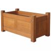 Garden Raised Bed Acacia Wood – 50x25x25 cm