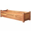 Garden Raised Bed Acacia Wood – 100x30x25 cm