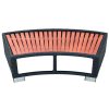 Spa Step Poly Rattan 92x45x25 cm – Black