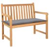 Garden Bench Cushion – 100x50x3 cm, Grey