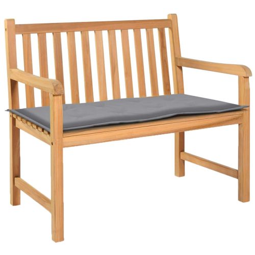 Garden Bench Cushion – 100x50x3 cm, Grey