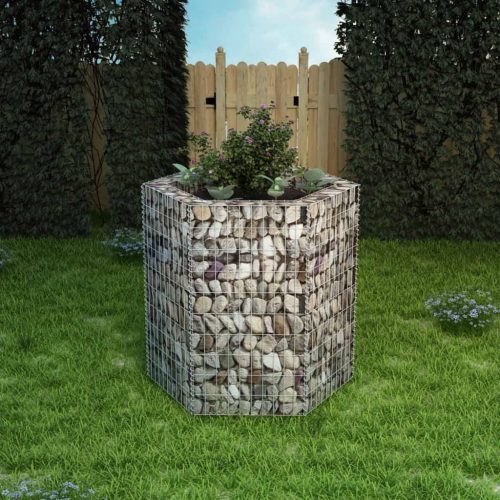 Hexagonal Gabion Raised Bed – 100x90x100 cm