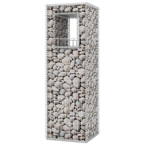Gabion Basket Post/Planter Steel – 50x50x160 cm, 1