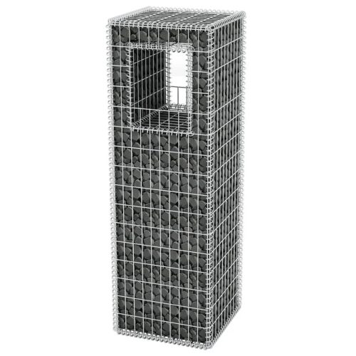 Gabion Basket Post/Planter Steel – 50x50x160 cm, 1