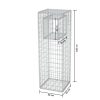 Gabion Basket Post/Planter Steel – 50x50x160 cm, 1