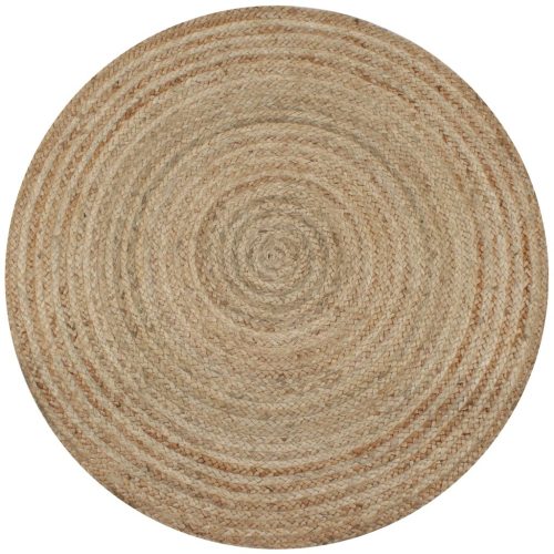 Area Rug Braided Jute Round