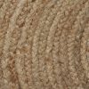 Area Rug Braided Jute Round – 90 cm