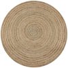 Area Rug Braided Jute Round – 150 cm